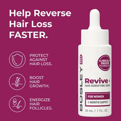 BosleyMD Revive + Densifying Hair Regrowth Serum for Women 1 fl oz - Missing Box This is Beauty US