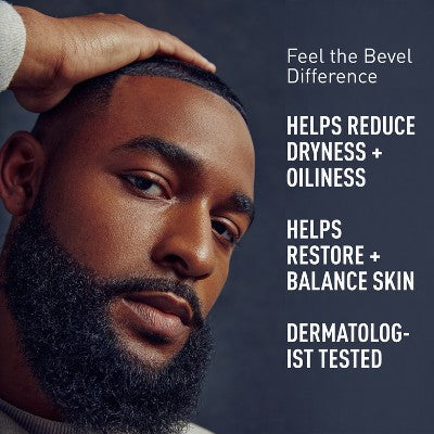 Bevel Men's Face Gel with Tea Tree Oil; Vitamin C 4 fl oz - Imperfect Container This is Beauty US