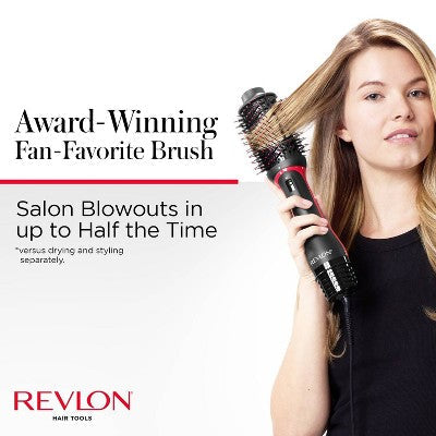 Revlon One-Step Volumizer PLUS Hair Dryer and Hot Air Brush  Black - Imperfect Box This is Beauty US
