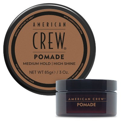 American Crew Men's Medium Hold; High Shine Hair Pomade Gel 3oz - New This is Beauty US