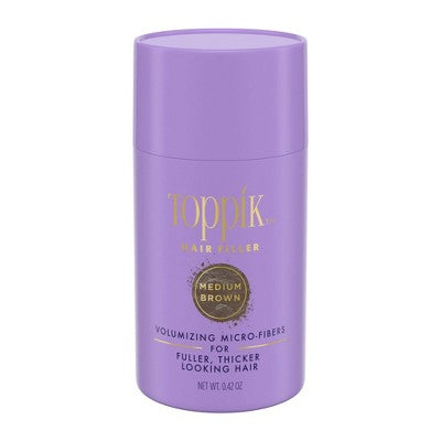 Toppik Hair Filler Volumizing Micro-Fibers - Medium Brown 0.42oz - Imperfect Container This is Beauty US