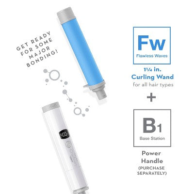 Conair Style Chemistry Curling Wand Attachment Sky Blue - Imperfect Box This is Beauty US