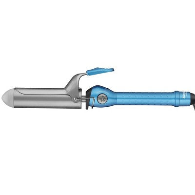 BaBylissPRO Nano Titanium Spring Curling Iron Blue 1.5" - Imperfect Box This is Beauty US