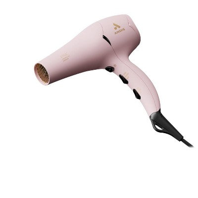 Andis Soft Touch Pro Dry Tourmaline Ionic Dryer Pink 1875 Watts - Imperfect Box This is Beauty US