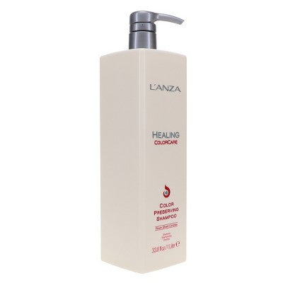 L'ANZA Healing ColorCare Color Preserving Shampoo 33.8 oz - Imperfect Container This is Beauty US