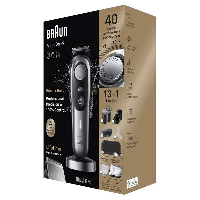 Braun Series 9 9440 All-In-One Style Kit 13-in-1 Grooming Kit with Beard Trimmer 13ct - Imperfect Box This is Beauty US