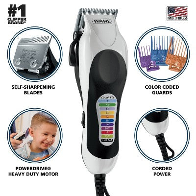 Wahl Color Pro Plus Corded Electric Hair Clipper Set - Imperfect Box This is Beauty US