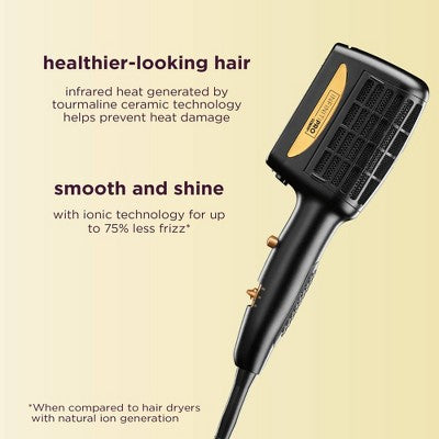 Conair 3 in 1 Styling Hair Dryer Gold 1875 watts - Imperfect Box This is Beauty US