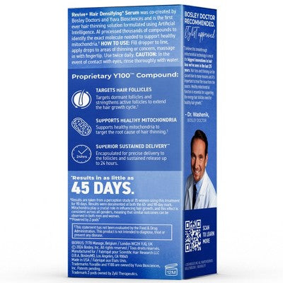 BosleyMD Revive + Densifying Hair Regrowth Serum for Men 1 fl oz - Imperfect Box This is Beauty US