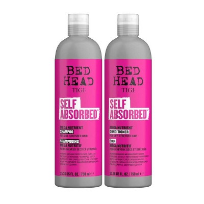 TIGI Bed Head Self Absorbed Shampoo and Conditioner 2pk 25.36 fl oz/2ct - New This is Beauty US
