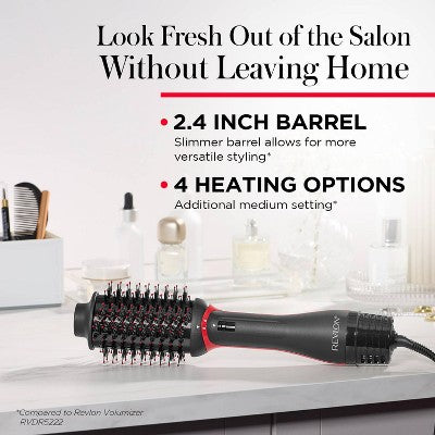 Revlon One-Step Volumizer PLUS Hair Dryer and Hot Air Brush  Black - Imperfect Box This is Beauty US