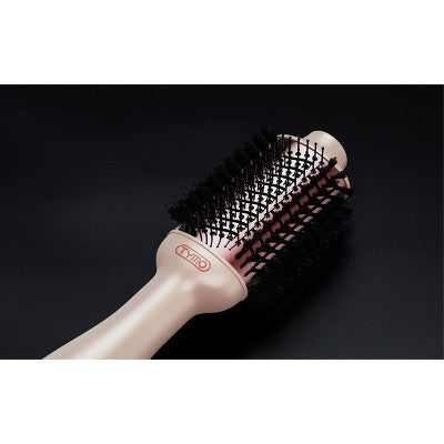 TYMO Volumizer Hot Air Brush Hair Dryer Champagne Pink - New This is Beauty US