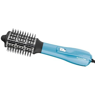 BaBylissPRO Nano Titanium 2.5 Oval Ionic Hot Air Brush Blue 600W - Imperfect Box This is Beauty US