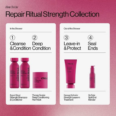 Eva NYC Repair Ritual Strength Shampoo 10 fl oz - Imperfect Container This is Beauty US