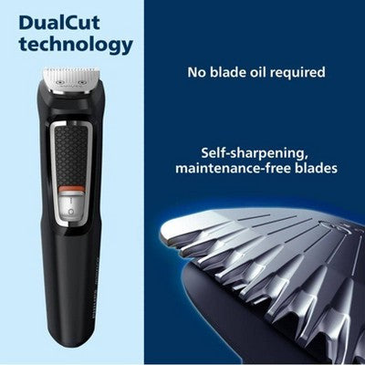 Philips Norelco Series 3000 Multigroom All-in-One Men's Rechargeable Electric Trimmer with 13 Attachments MG3740/40 - Imperfect Box This is Beauty US