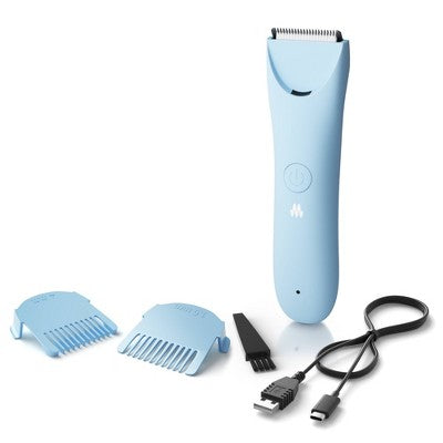 Meridian Slimmer Trimmer, Precision Pubic; Body Hair Trimmer for Women and Men Sky Blue - Imperfect Box This is Beauty US