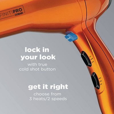 Conair AC Motor Hair Dryer Orange - Imperfect Box This is Beauty US