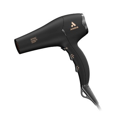 Andis Pro Dry Soft Grip Tourmaline Ionic Ceramic 1875W Hair Dryer Black - Imperfect Box This is Beauty US