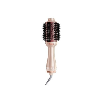 TYMO Volumizer Hot Air Brush Hair Dryer Champagne Pink - New This is Beauty US