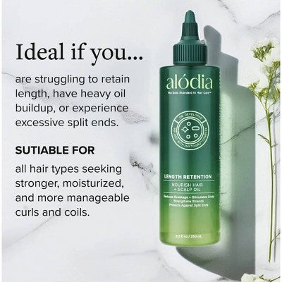 Alodia Nourish and Grow Healthy Hair and Scalp Oil 8.5 fl oz - New This is Beauty US