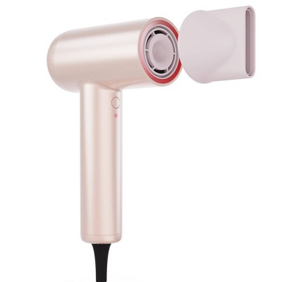 TYMO Airhype Lite High Speed Hair Dryer + Nozzle Champagne Pink - Imperfect Box This is Beauty US