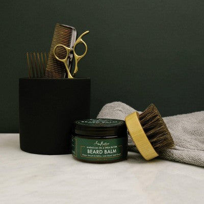 SheaMoisture Men Beard Balm Maracuja Oil & Shea Butter 4oz - Imperfect Container This is Beauty US
