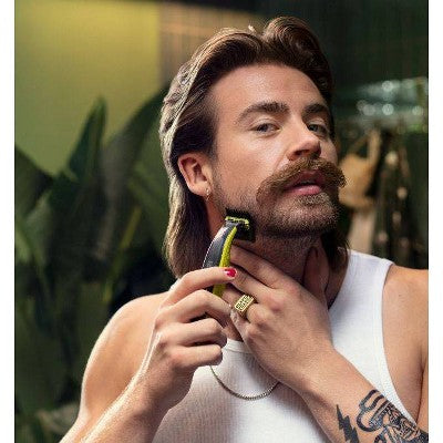Philips Norelco OneBlade 360 Face Rechargeable Men's Electric Shaver and Trimmer QP2724/70 - Imperfect Box This is Beauty US