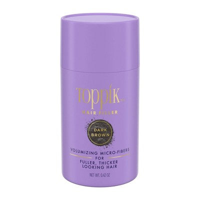 Toppik Hair Filler Volumizing Micro-Fibers Dark Brown 0.42oz - Imperfect Container This is Beauty US