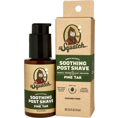 DR. SQUATCH Men's Natural Soothing Post Shave Pine Tar 2.5 fl oz - Imperfect Box This is Beauty US