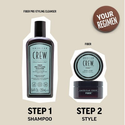 American Crew Men's High Hold and Low Shine Hair Fiber 3oz - Imperfect Container This is Beauty US