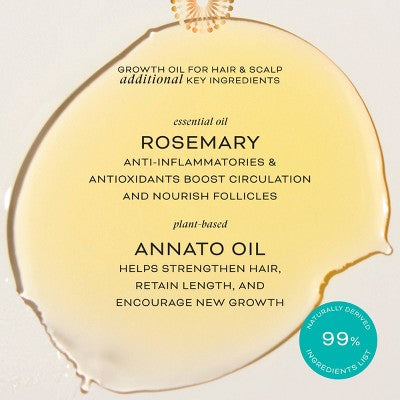 Cheribe Hair + Scalp Growth Oil with Chebe Complex + Rosemary Lightweight - New This is Beauty US