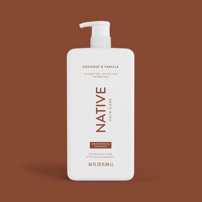 Native Coconut & Vanilla Hair Moisturizing Shampoo 36 fl oz - Imperfect Container This is Beauty US