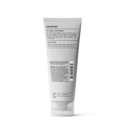 Bevel Men's Face Wash Tea Tree Oil Coconut & Vitamin B3 4 fl oz - Imperfect Container This is Beauty US