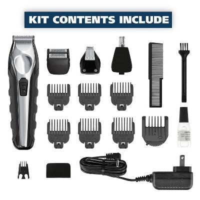 Wahl Lithium Ion All In One Cordless Rechargeable Electric Beard Trimmer, Shaver, Detailer, Nose Trimmer - Imperfect Box This is Beauty US