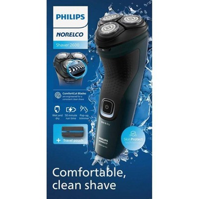 Philips Norelco Wet & Dry Men's Rechargeable Electric Shaver 2600 - Imperfect Box This is Beauty US