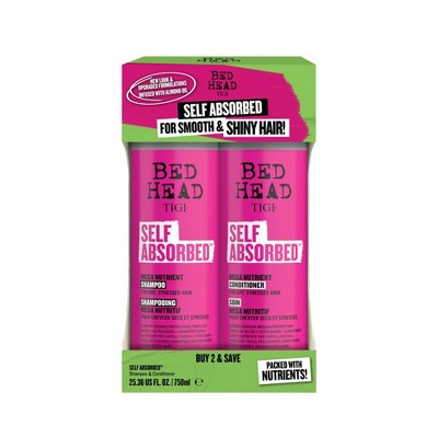TIGI Bed Head Self Absorbed Shampoo and Conditioner 2pk 25.36 fl oz/2ct - New This is Beauty US