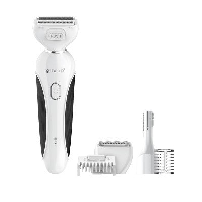 Conair Girlbomb Wet and Dry Cordless Rechargeable Foil Body Shaver 5pc - Imperfect Box This is Beauty US