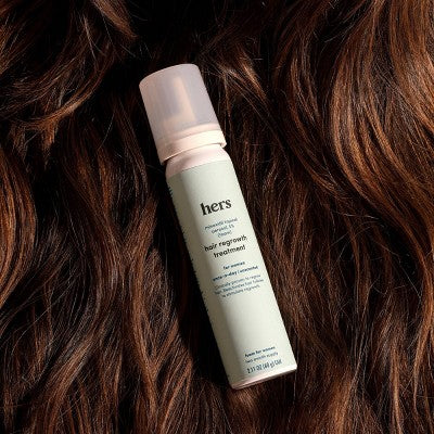 hers Hair Regrowth Foam Treatment 5% Minoxidil 2.11oz - New This is Beauty US