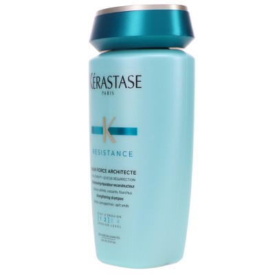 Kerastase Resistance Bain Force Architecte Shampoo 8.5 oz - Imperfect Container This is Beauty US