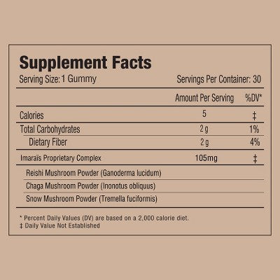 Imarais Beauty Nourish Haircare Gummies Vegan and Sugar-Free 30ct - Imperfect Container This is Beauty US