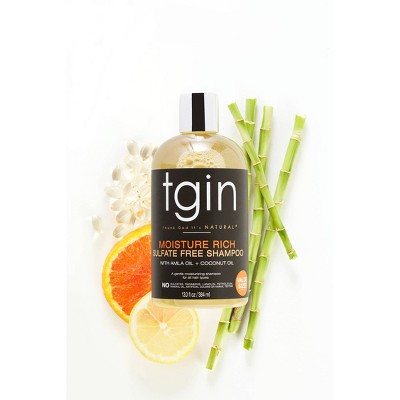 TGIN Moisture Rich Shampoo For Natural Hair with Amla Oil and Coconut Oil 13 fl oz - Imperfect Container This is Beauty US