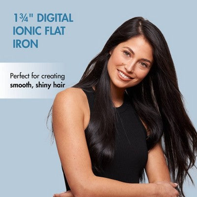 BaBylissPRO Nano Titanium Ionic Straightening Flat Iron Blue - Imperfect Box This is Beauty US