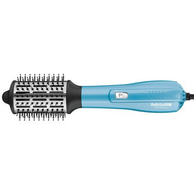 BaBylissPRO Nano Titanium 2.5 Oval Ionic Hot Air Brush Blue 600W - Imperfect Box This is Beauty US