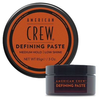 American Crew Men's Medium Hold and Low Shine Hair Defining Hair Gel Paste 3oz - Imperfect Container This is Beauty US