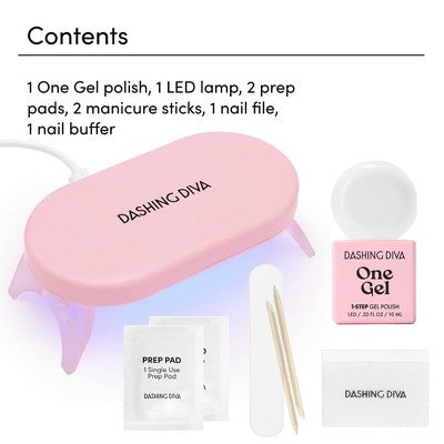 Dashing Diva One Gel Color Nail Polish Starter Kit Daikon 8ct - New This is Beauty US