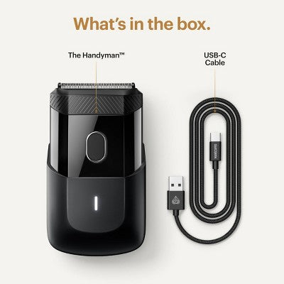 MANSCAPED The Handyman Compact Face Shaver Portable SkinSafe - Imperfect Box This is Beauty US