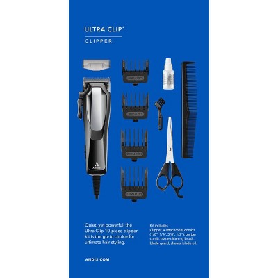 Andis Ultra Clip Corded Clipper Kit 10ct - Imperfect Box This is Beauty US