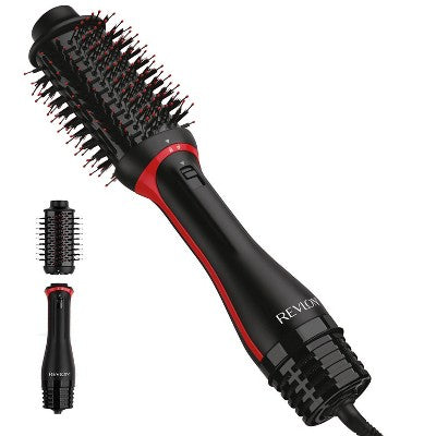 Revlon One-Step Volumizer PLUS Hair Dryer and Hot Air Brush  Black - Imperfect Box This is Beauty US