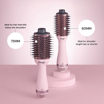 L'ange Hair Le Volume 60MM 2-in-1 Titanium Brush Hair Dryer Blush 1000 Watt - New This is Beauty US