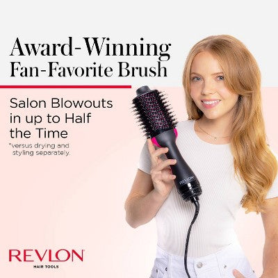 Revlon One-Step Volumizer Hair Dryer and Hot Air Brush Black - Imperfect Box This is Beauty US